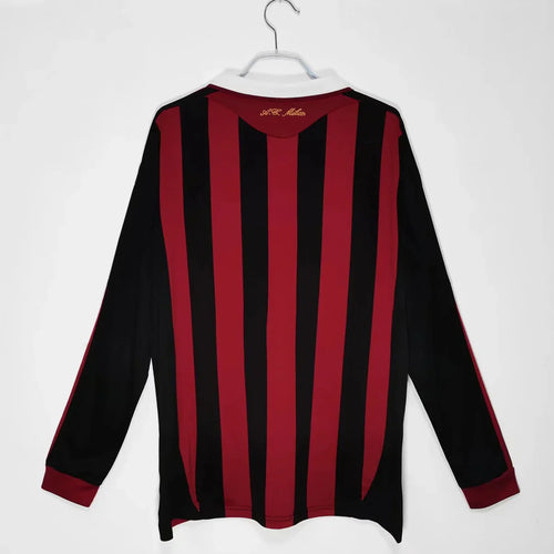 AC Milan 09/10 Home Jersey - Long Sleeve