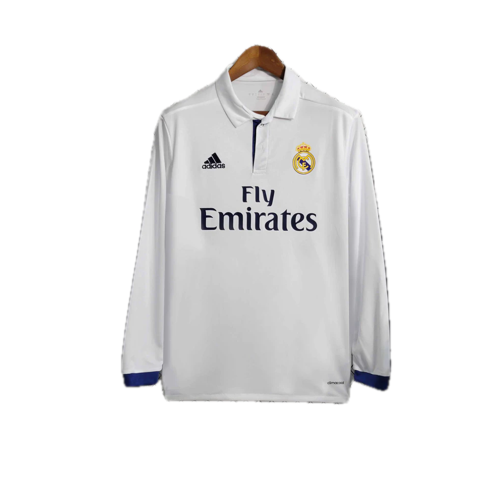 Real Madrid 16/17 Home Jersey - Long sleeve